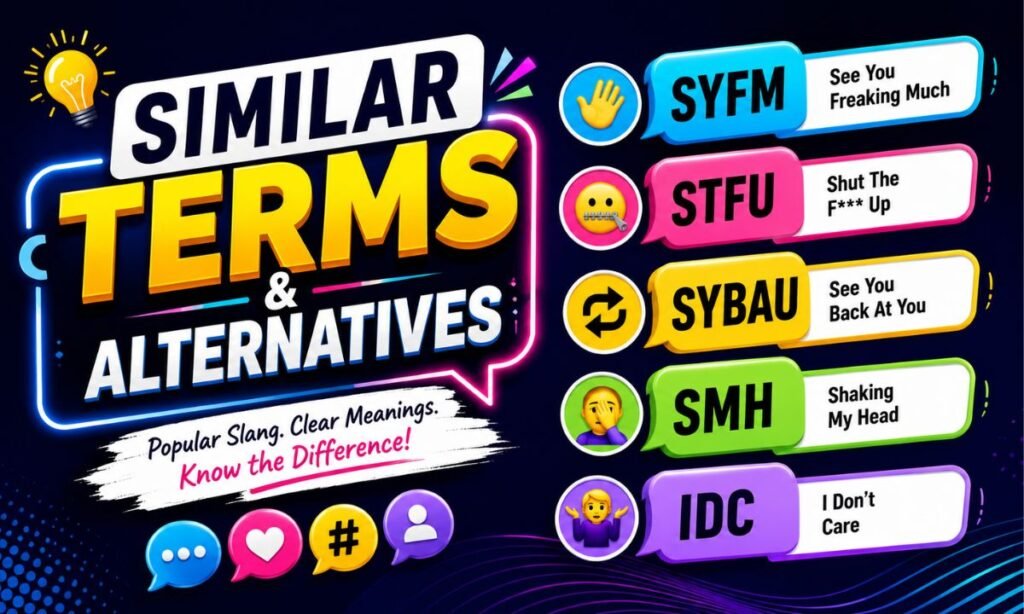 syfm meaning similar terms