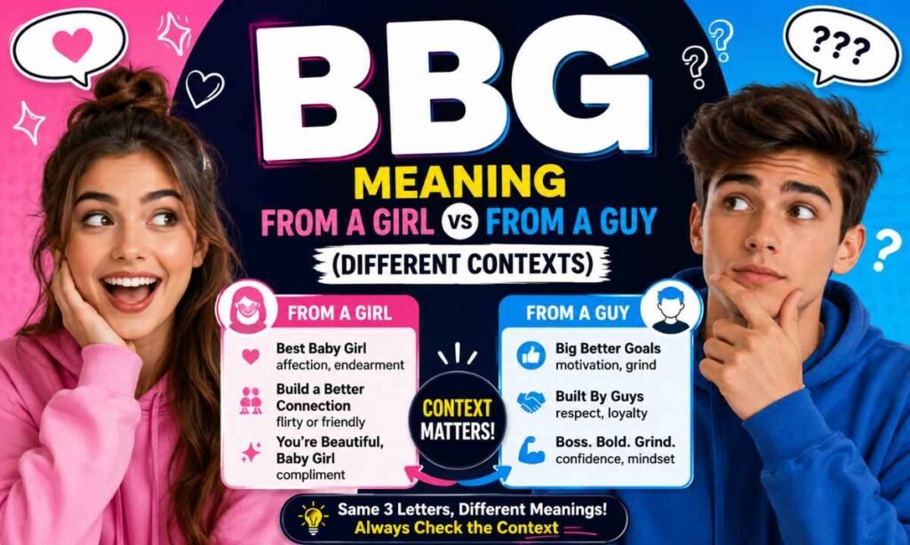 BBG Meaning From a Girl vs From a Guy (Different Contexts)