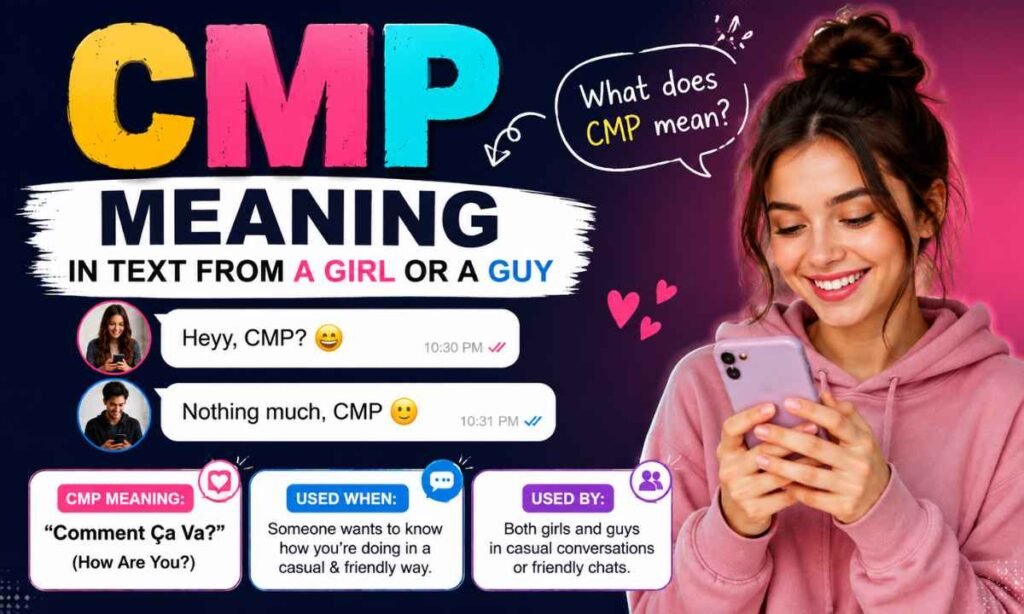 CMP Meaning in Text From a Girl or a Guy