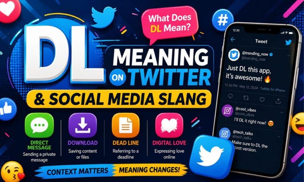 DL Meaning on Twitter & Social Media Slang
