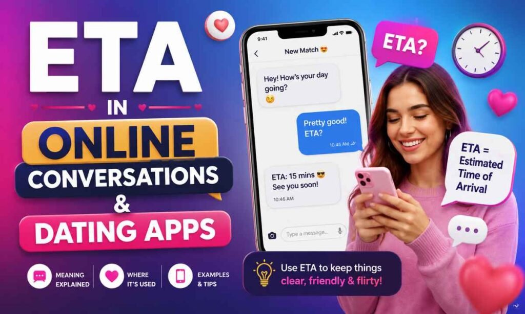 ETA in Online Conversations & Dating Apps