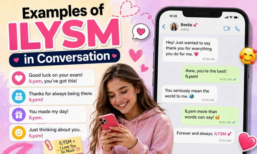 Examples of ILYSM in Conversation