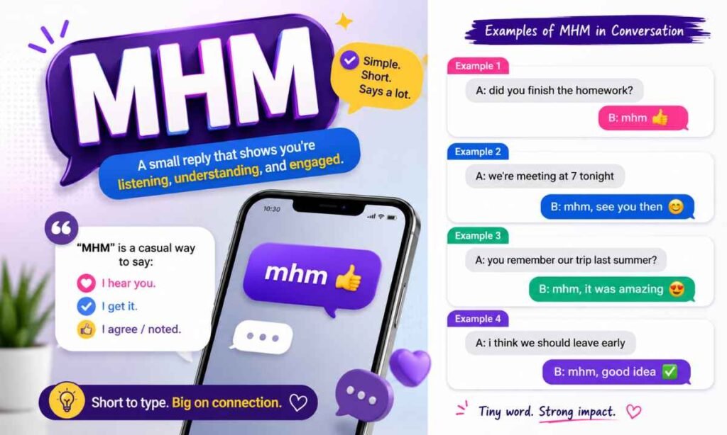 Examples of MHM in Conversation