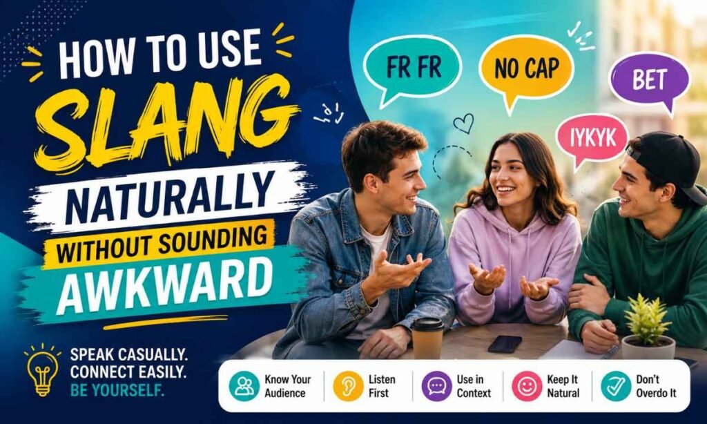 How to Use Slang Naturally Without Sounding Awkward