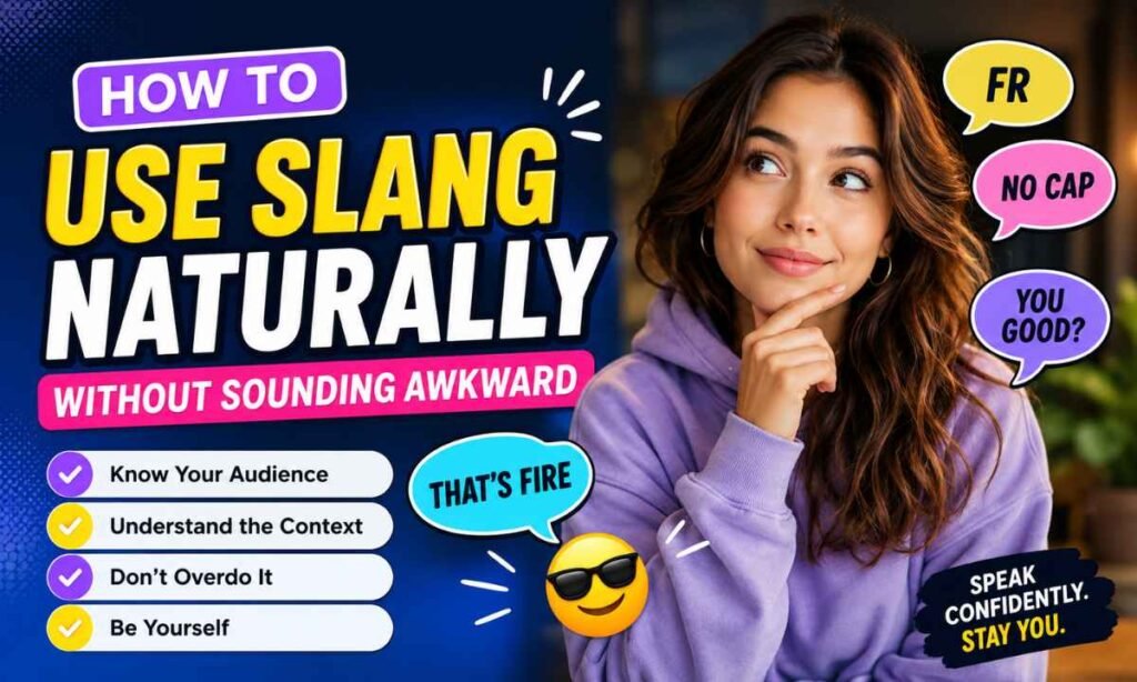 How to Use Slang Naturally Without Sounding Awkward