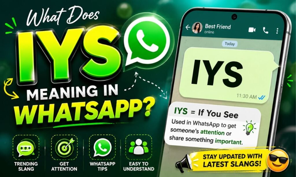 IYS Meaning in WhatsApp