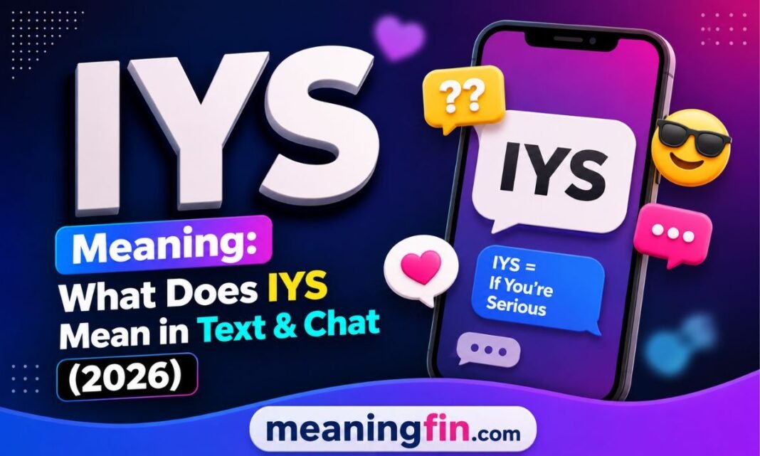 IYS meaning