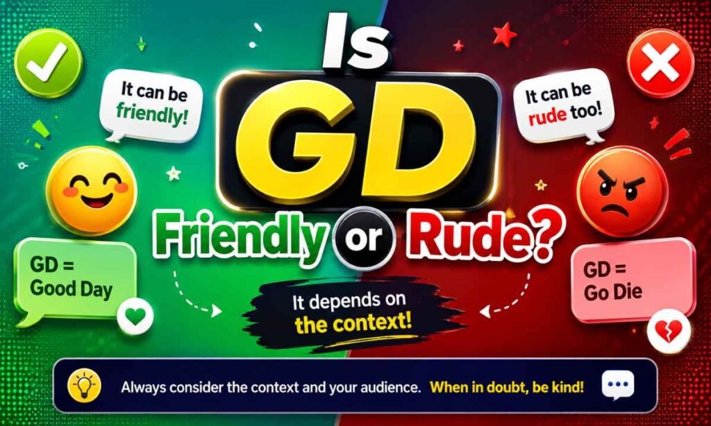 Is GD Friendly or Rude