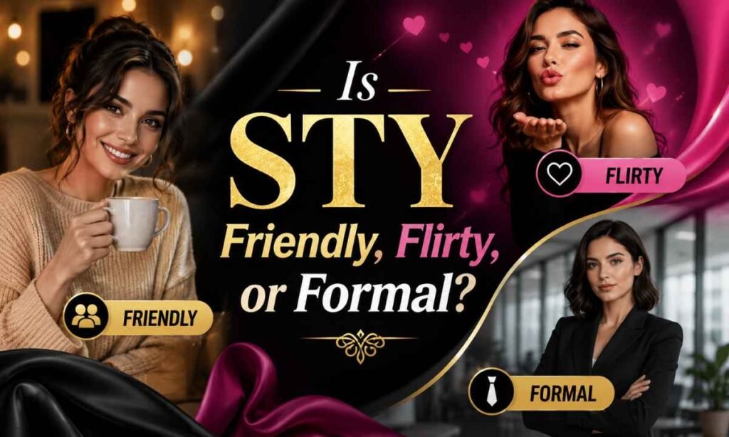 Is STY Friendly, Flirty, or Formal