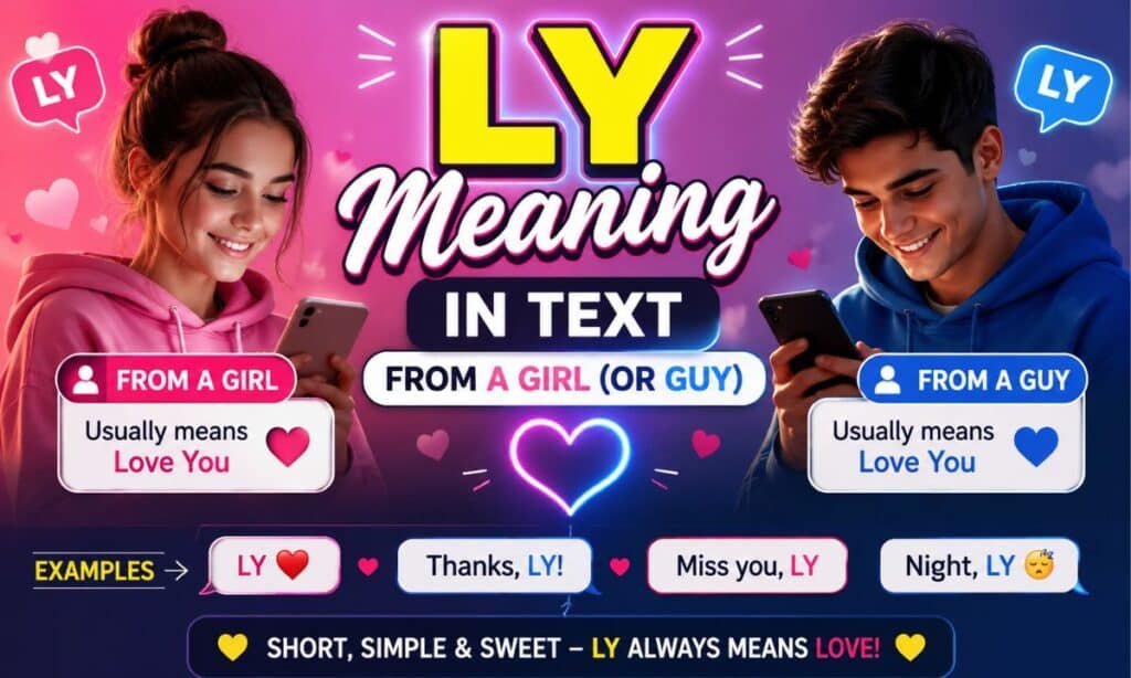 LY Meaning in Text From a Girl (or Guy)
