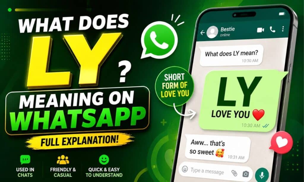 LY Meaning on WhatsApp