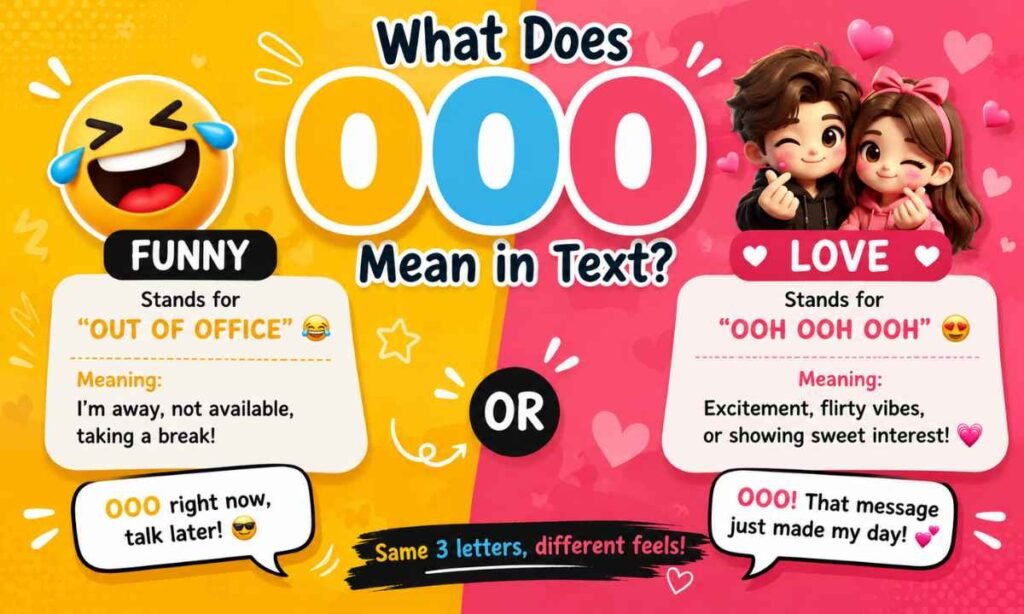 OOO Mean in Text Funny or in Love