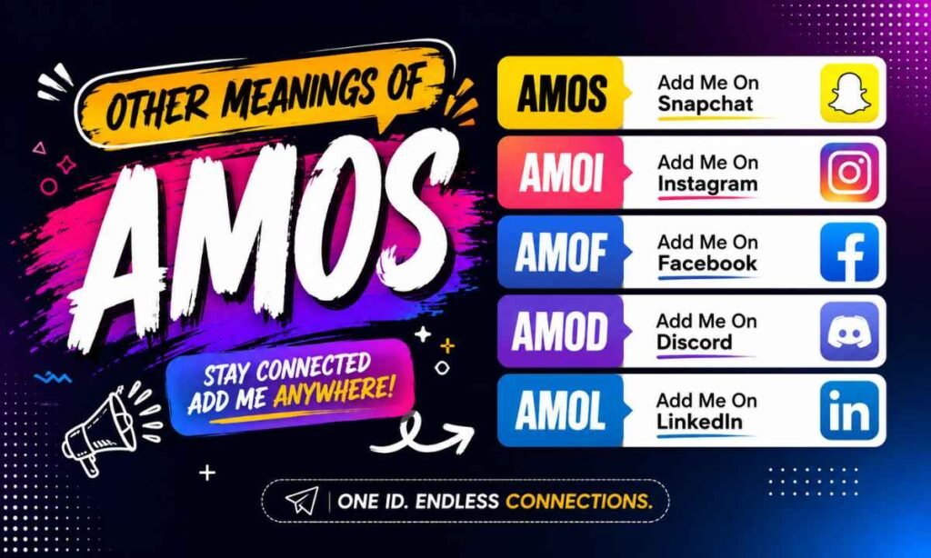 Other Meanings of AMOS