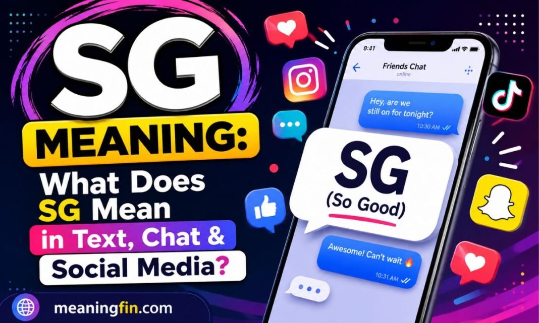 SG Meaning