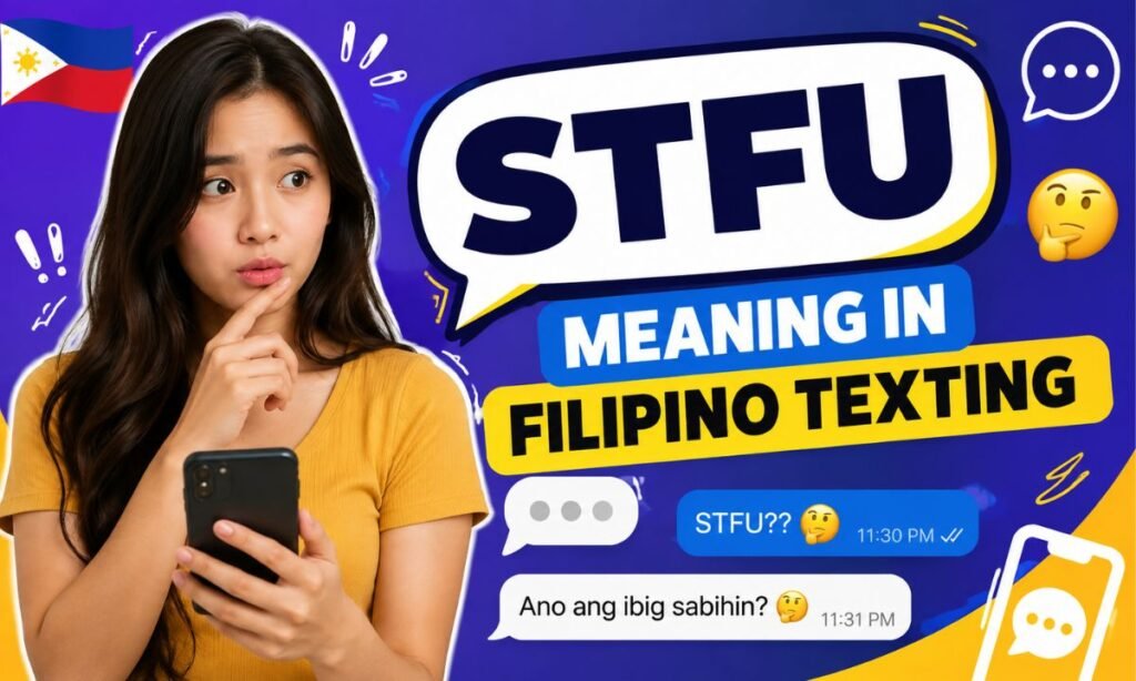 STFU Meaning in Filipino Texting