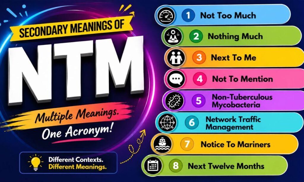 Secondary Meanings of NTM