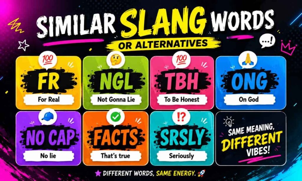 Similar Slang Words or Alternatives