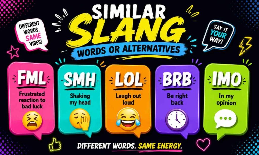 Similar Slang Words or Alternatives