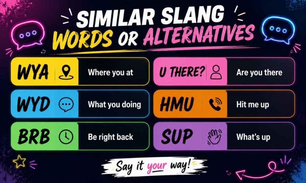 Similar Slang Words or Alternatives