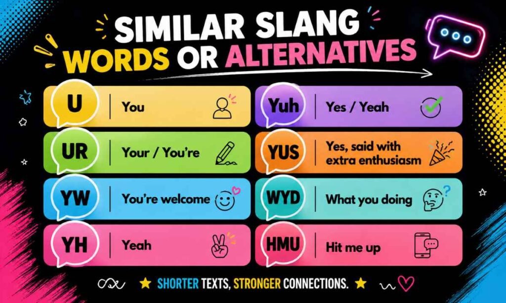 Similar Slang Words or Alternatives