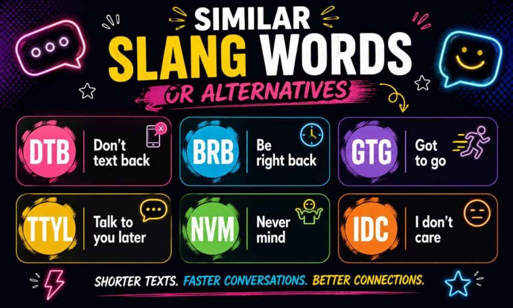 Similar Slang Words or Alternatives