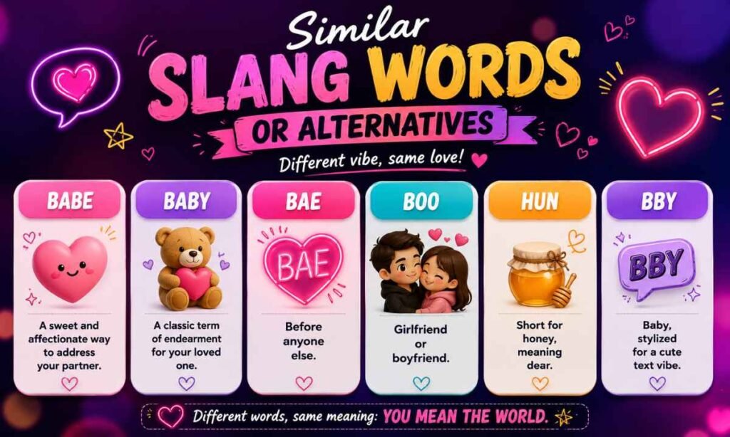 Similar Slang Words or Alternatives
