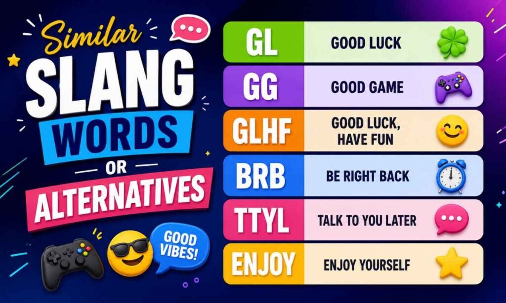 Similar Slang Words or Alternatives