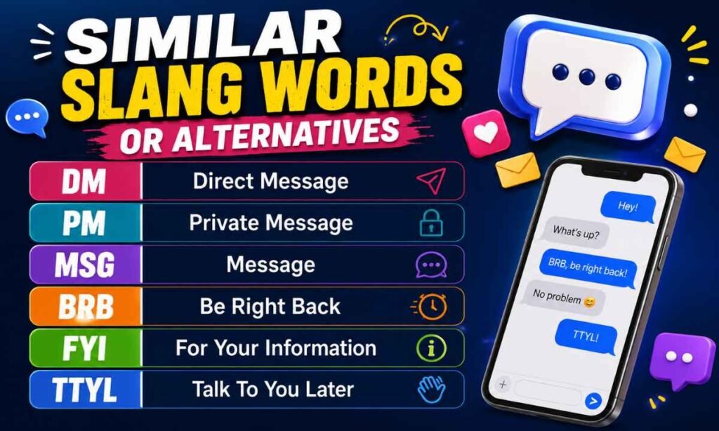Similar Slang Words or Alternatives
