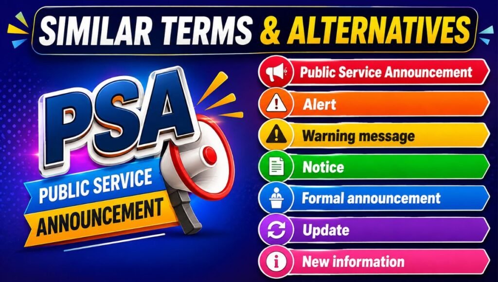 Similar Terms & Alternatives