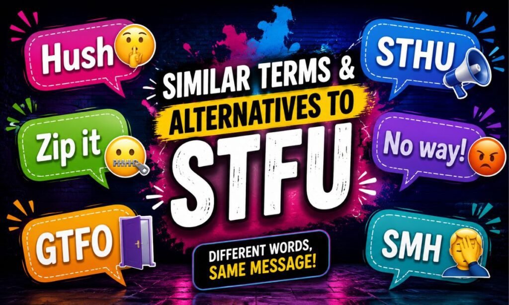 Similar Terms & Alternatives to STFU