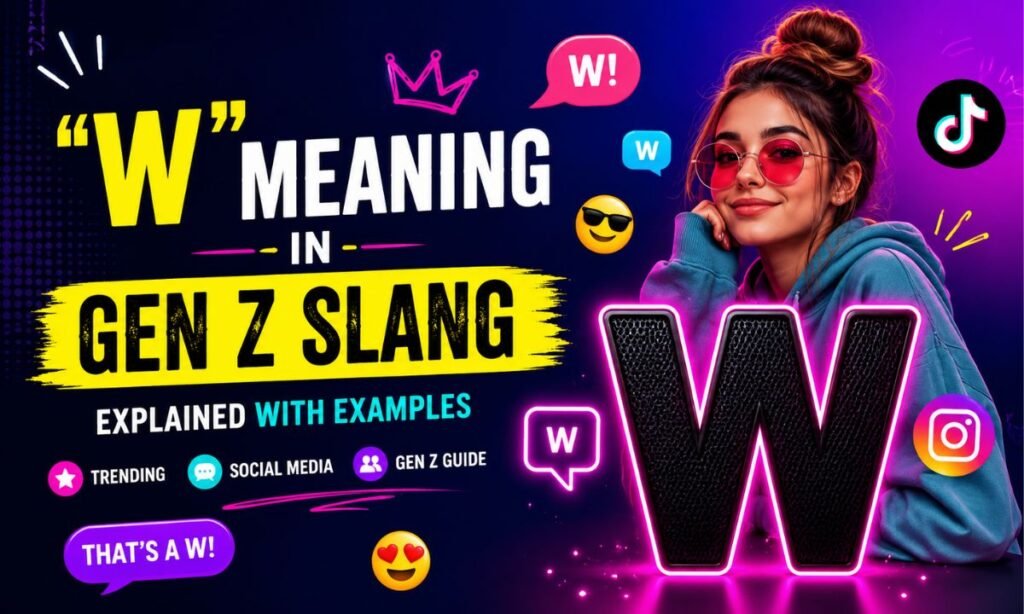W Meaning in Gen Z Slang