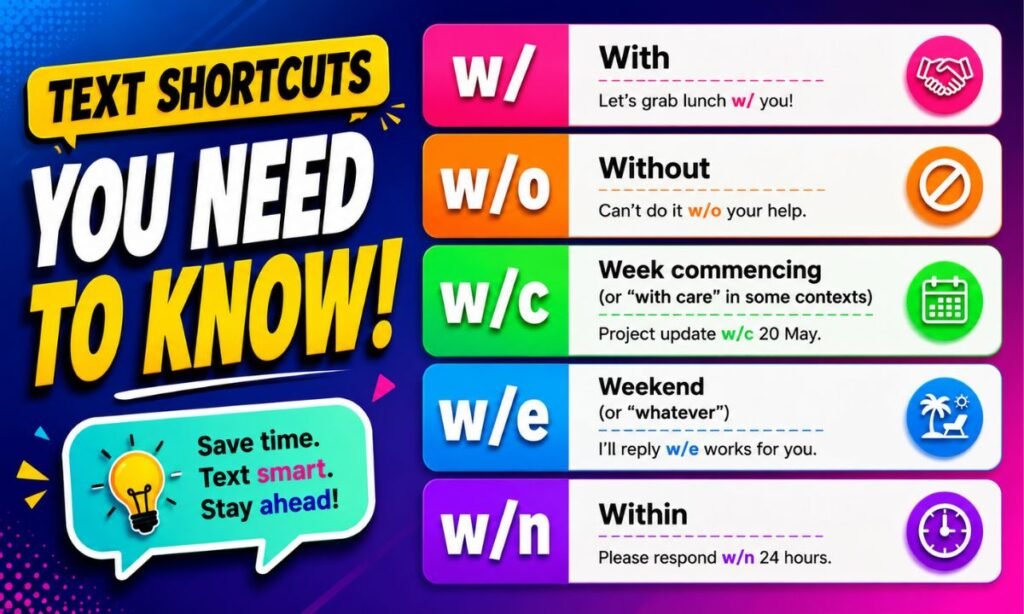 W_, W_O, W_C, W_E, W_N Meaning