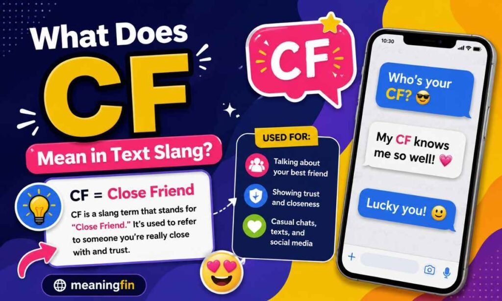 What Does CF Mean in Text Slang