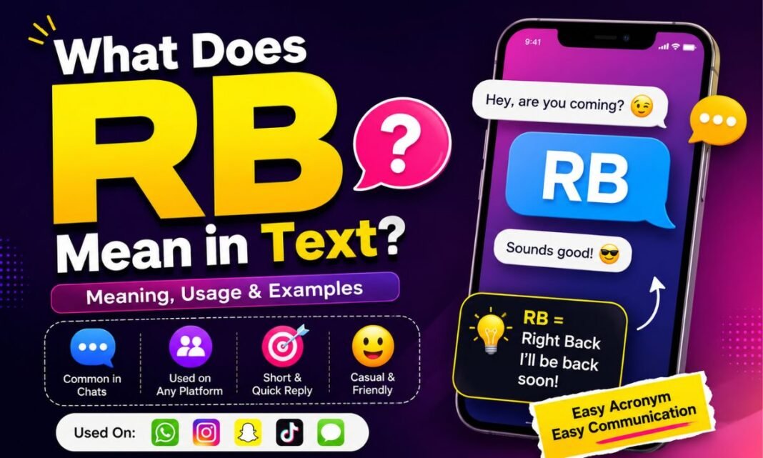 What Does RB Mean in text