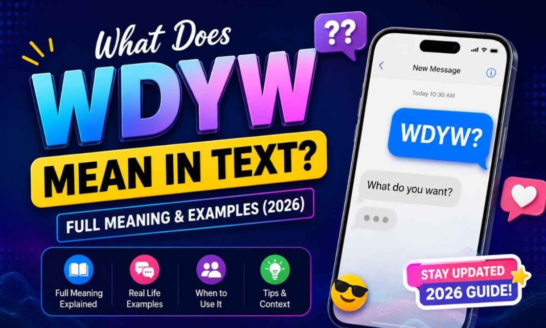 What Does WDYW Mean in Text_ Full Meaning & Examples (2026)
