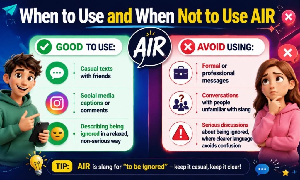 When to Use and When Not to Use AIR