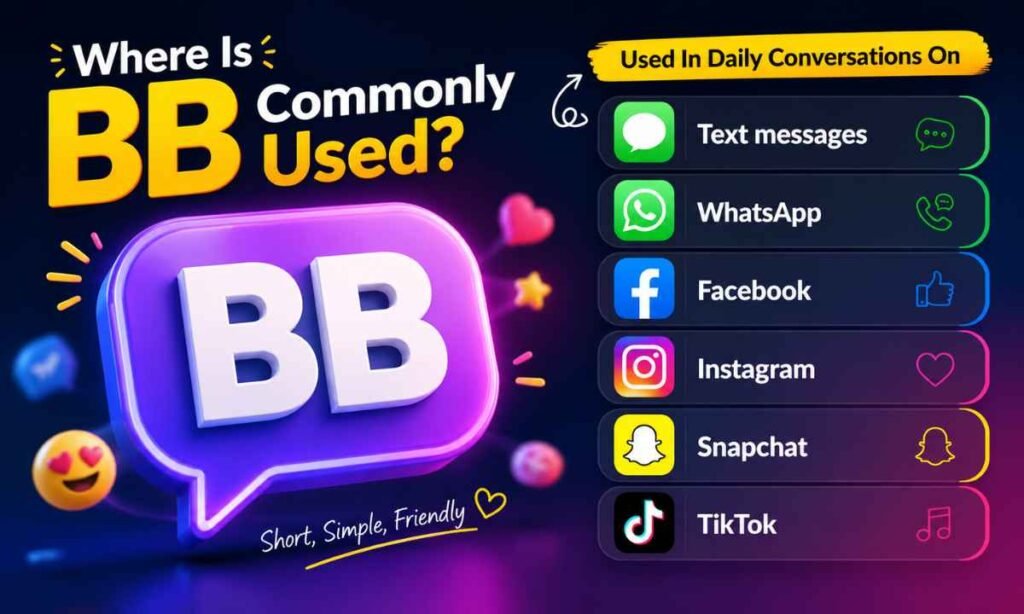 Where Is BB Commonly Used