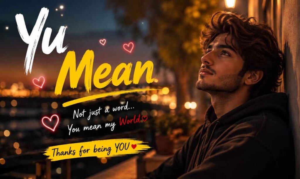 Yu Mean in Text From a Girl or From a Guy